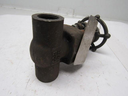 Davis Valve 10CT-2949 3/4" A105N Socket Weld Gate Valve