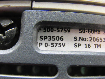Emerson SP3506 Panel Mount AC Unidrive 500-575V 3PH 18.2A W/Power Supply