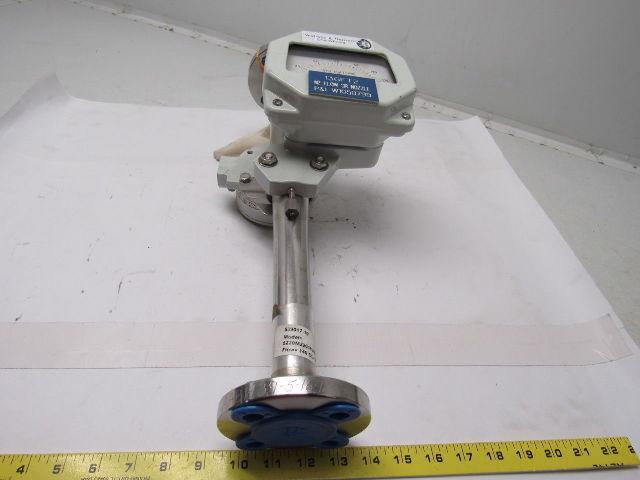 Wallace & Tiernan 5220M22016UBD402SXX Nitrogen N2 Flow Meter W/Flow Switch