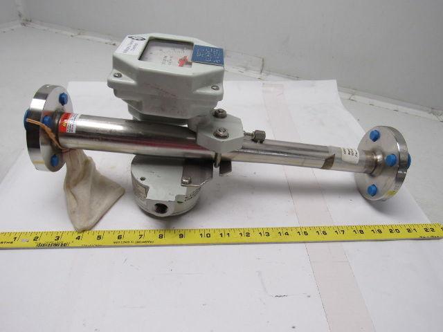 Wallace & Tiernan 5220M22016UBD402SXX Nitrogen N2 Flow Meter W/Flow Switch