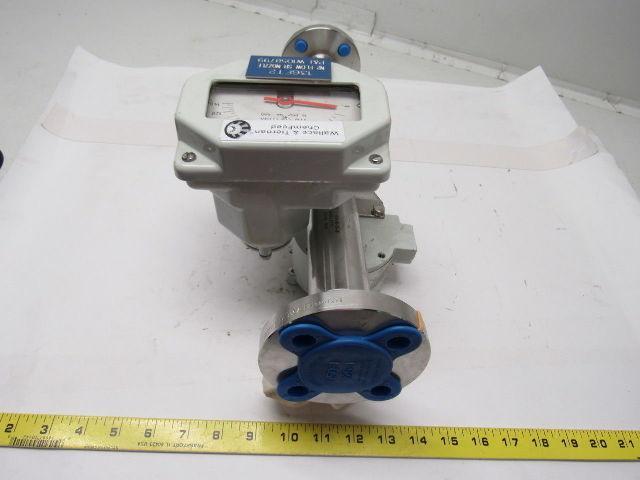 Wallace & Tiernan 5220M22016UBD402SXX Nitrogen N2 Flow Meter W/Flow Switch