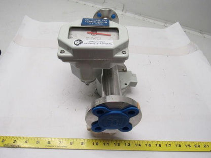 Wallace & Tiernan 5220M22016UBD402SXX Nitrogen N2 Flow Meter W/Flow Switch