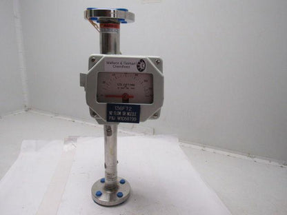 Wallace & Tiernan 5220M22016UBD402SXX Nitrogen N2 Flow Meter W/Flow Switch