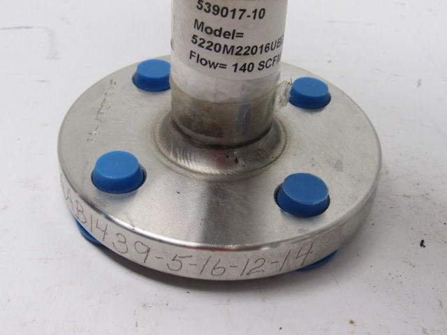 Wallace & Tiernan 5220M22016UBD402SXX Nitrogen N2 Flow Meter W/Flow Switch