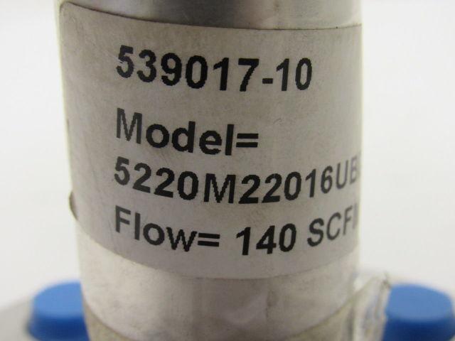 Wallace & Tiernan 5220M22016UBD402SXX Nitrogen N2 Flow Meter W/Flow Switch