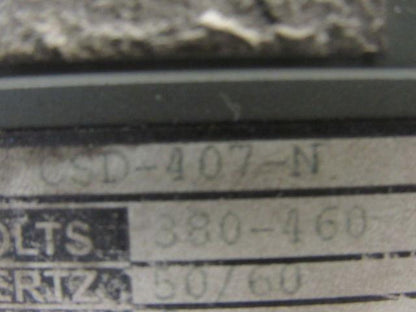 Motortronics CSD-407- N Variable Frequency Motor Drive 7.5 HP 460V 400Hz Out
