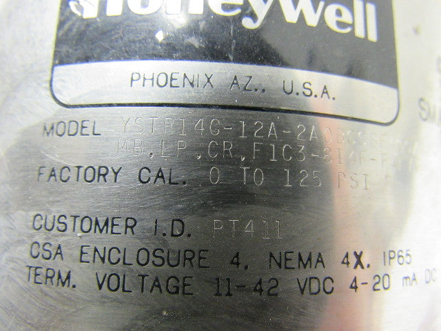 Honeywell YSTR14G-12A-2A0BCCBF400 /K/-MB.LP.CR.F1C3-814F-FAAVV  Transmitter