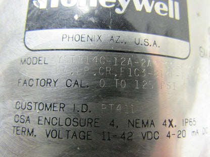 Honeywell YSTR14G-12A-2A0BCCBF400 /K/-MB.LP.CR.F1C3-814F-FAAVV  Transmitter