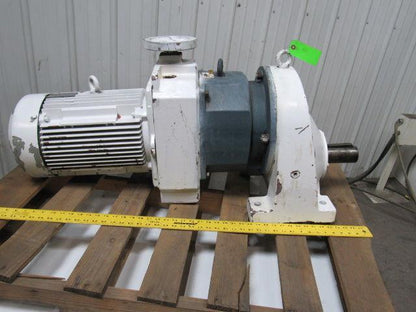 SEW-EURODRIVE RX101D46BDV160N4-KS Inline Double Reduction Gearmotor 5.22:1