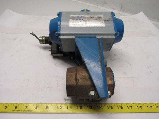 Jamesbury VPVL200 SR6 B 2"NPT Actuator Assembly Spring Return 120V 80PSI