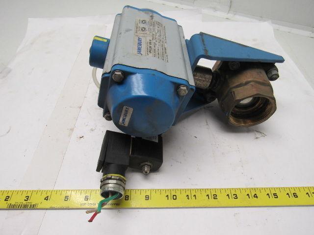Jamesbury VPVL200 SR6 B 2"NPT Actuator Assembly Spring Return 120V 80PSI