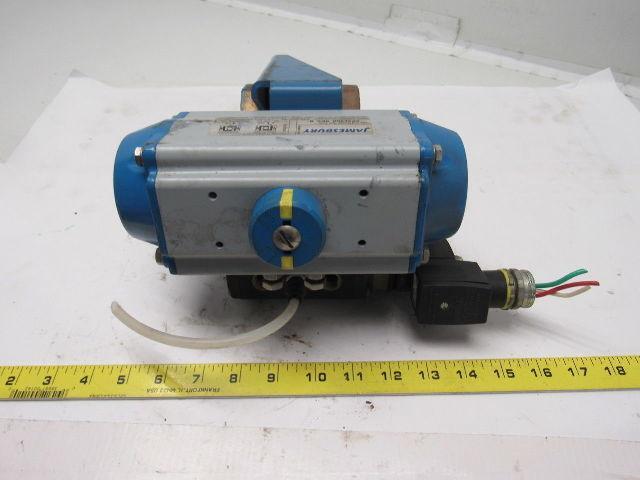 Jamesbury VPVL200 SR6 B 2"NPT Actuator Assembly Spring Return 120V 80PSI