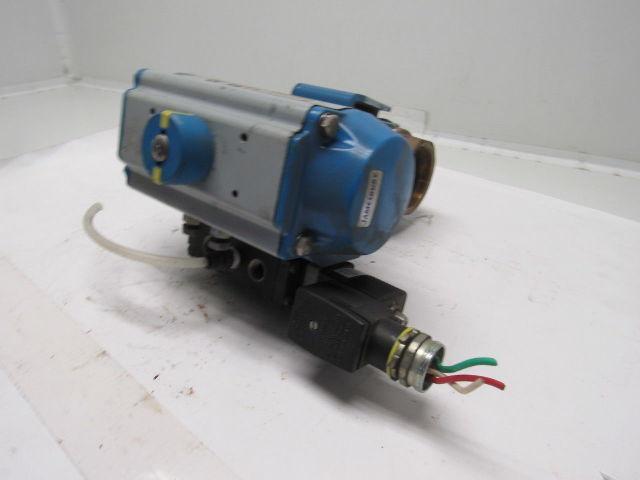 Jamesbury VPVL200 SR6 B 2"NPT Actuator Assembly Spring Return 120V 80PSI