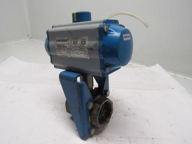 Jamesbury VPVL200 SR6 B 2"NPT Actuator Assembly Spring Return 120V 80PSI