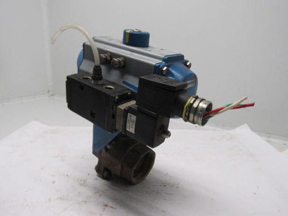 Jamesbury VPVL200 SR6 B 2"NPT Actuator Assembly Spring Return 120V 80PSI