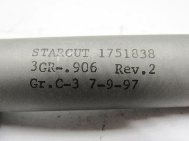 Starcut 1751838 0.906 Special Extended Length Finish Reamer Coolant FED 16-1/2"