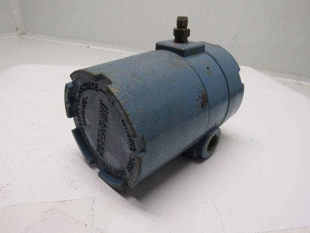 Rosemount 1135F1S1B1 Pressure Transmitter 15PSI WP 4-20MA Output 45VDC Max.
