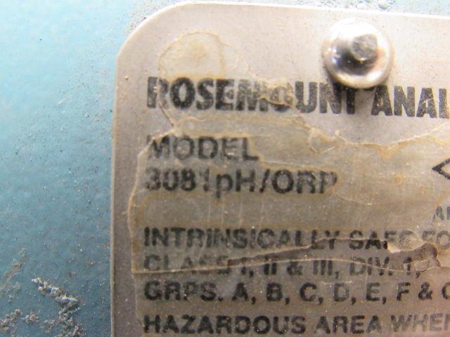 Rosemount 3081pH/ORP Conductivity Transmitter