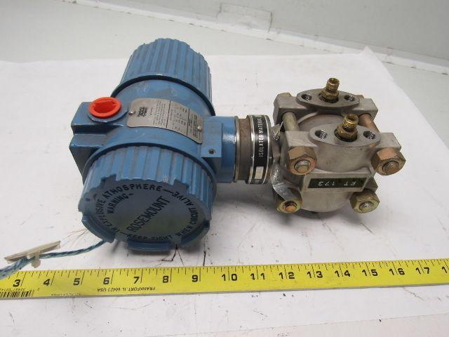 Rosemont 3051D1A21S1I5D3 Pressure Transmitter Module Manifold Block