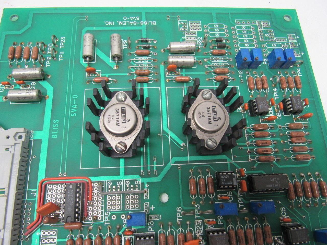 Bliss-Salem SVA-O Computer Printed Circuit Board Card