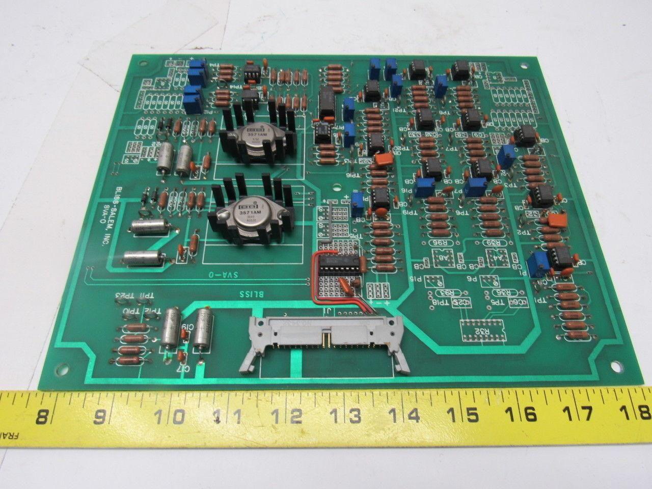 Bliss-Salem SVA-O Computer Printed Circuit Board Card
