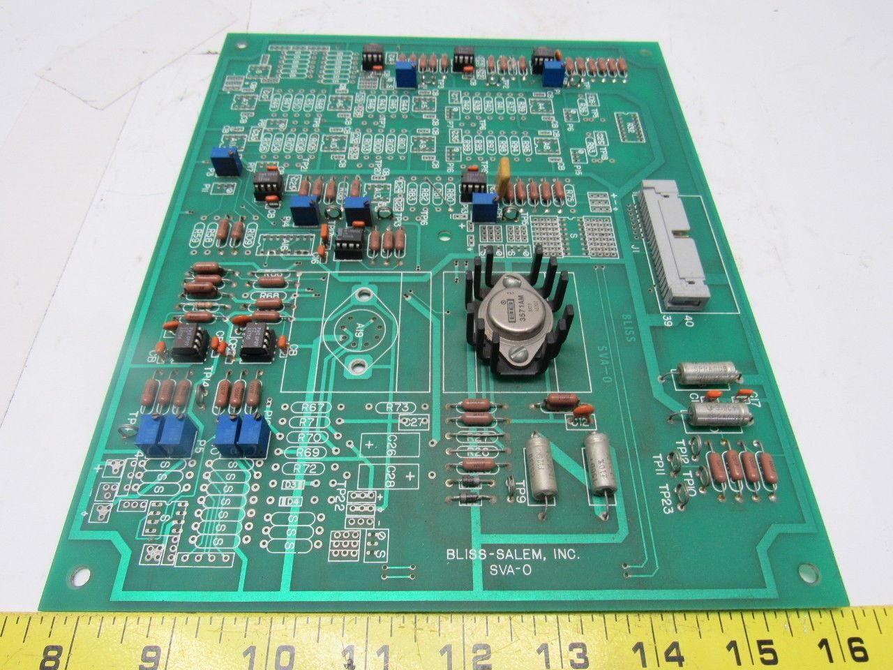 Bliss-Salem SVA-O Computer Printed Circuit Board Card Repaired