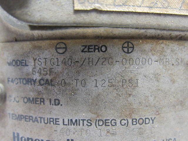 Honeywell YSTG140-/H/2G-00000-MB.SM.F103-645F Pressure Transmitter