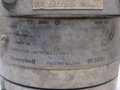 Honeywell YSTG140-/H/2G-00000-MB.SM.F103-645F Pressure Transmitter