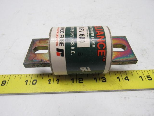RELIANCE 64676-12DD RFV 600 Amp Rectifier Fuse New