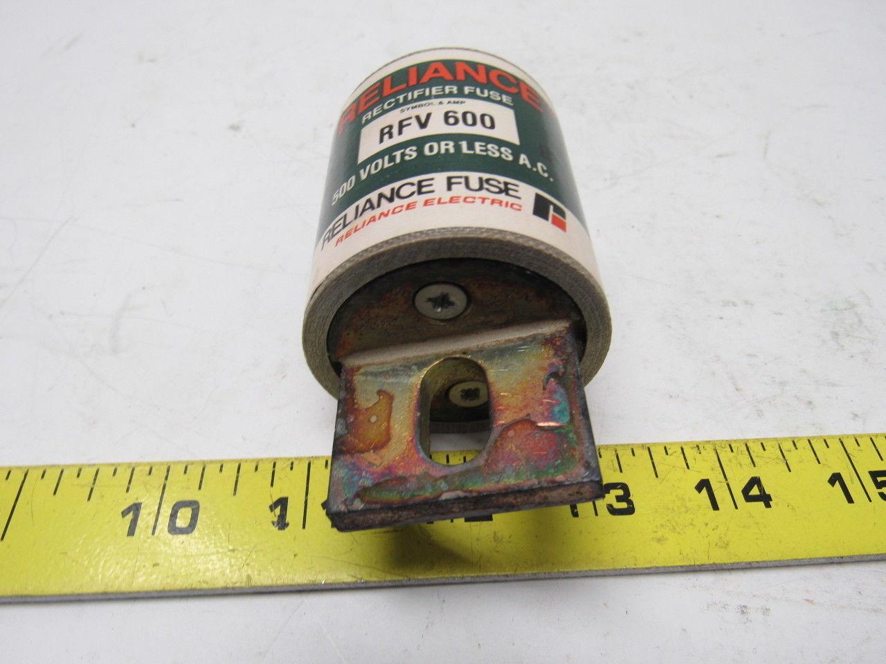 RELIANCE 64676-12DD RFV 600 Amp Rectifier Fuse New