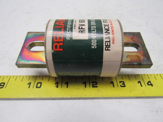 RELIANCE 64676-12DD RFV 600 Amp Rectifier Fuse New