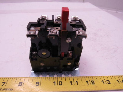 RELIANCE 704263-R AN13P  J Thermal Overload Relay 3 Pole NEMA 1 Non Compensated
