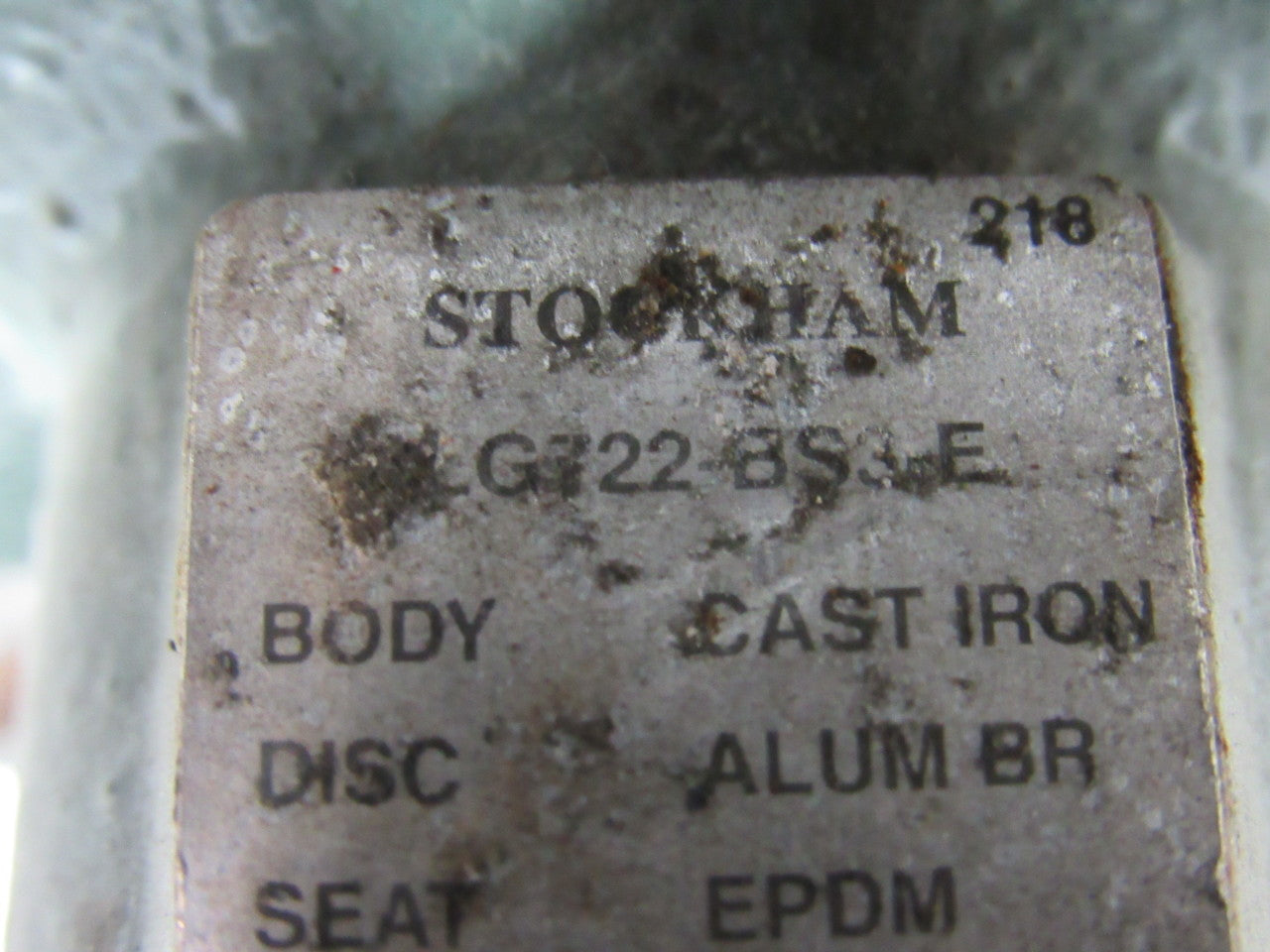 Stockham LG722-BS3-E 8" Lug Type Butterfly Valve W/Manual Hand Wheel Actuated