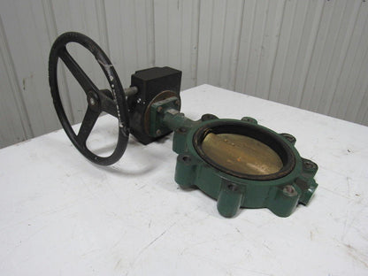 Stockham LG722-BS3-E 8" Lug Type Butterfly Valve W/Manual Hand Wheel Actuated