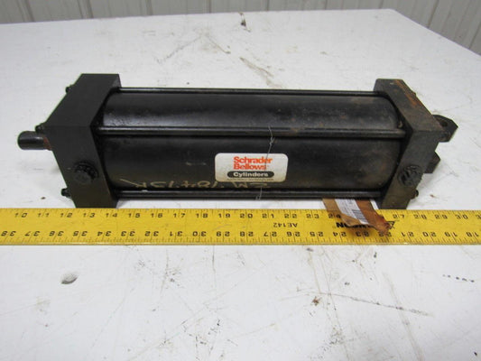 Schrader Bellows FAE118421 Pneumatic Air Tie Rod Cylinder 4" Bore 11" Stroke