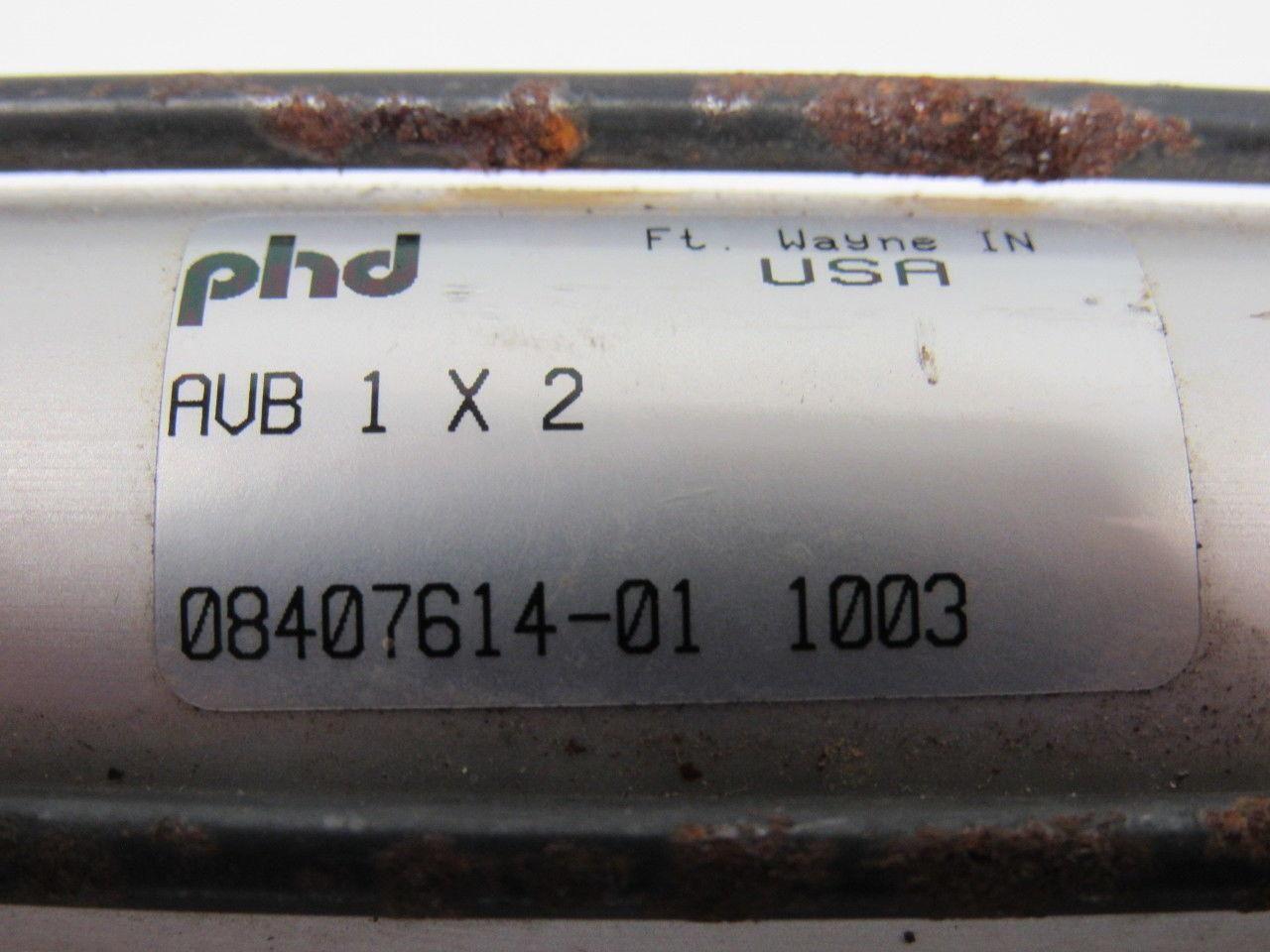 PHD AVB 1 X 2 Pneumatic Cylinder 1" Bore X 2" Stroke