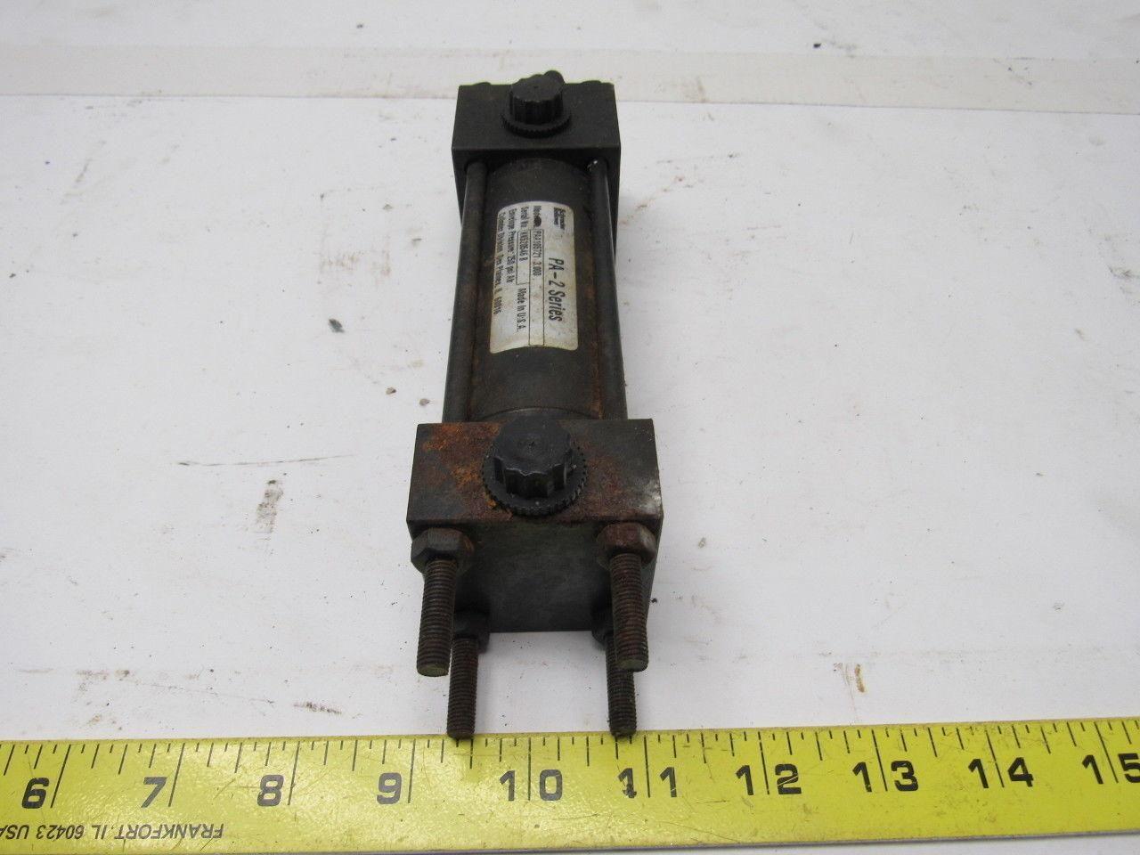 Schrader Bellows PAA105721 1-1/4" Bore X 3" Stroke Pneumatic Air Cylinder
