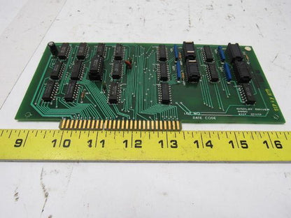 Streeter Amet 0711159 6065009 REV C Display Driver 4500 Circuit Board