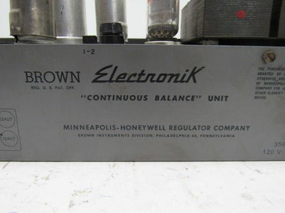 Brown Electronik 356358 Continuous Balance Unit 120V 50/60Hz