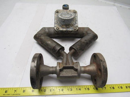 Micro Motion CMF025M314NU 1/2" Mass Flow Sensor 9-Wire Flange Mount Rough
