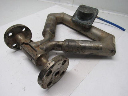 Micro Motion CMF050M314NU Elite 1/2" Mass Flow Sensor 9-Wire Flange Mount Used