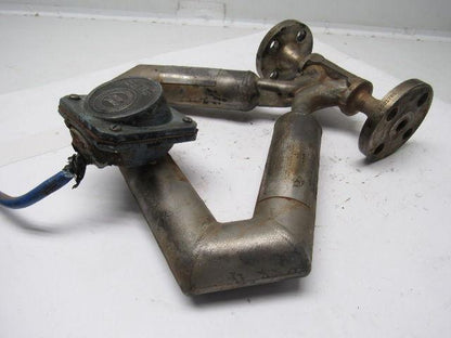 Micro Motion CMF050M314NU Elite 1/2" Mass Flow Sensor 9-Wire Flange Mount Used