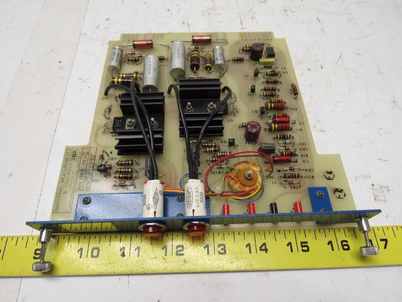 Indust. Measurements & Controls 1926-1004J REV. J Firing PC Board Card 50/60 Hz.