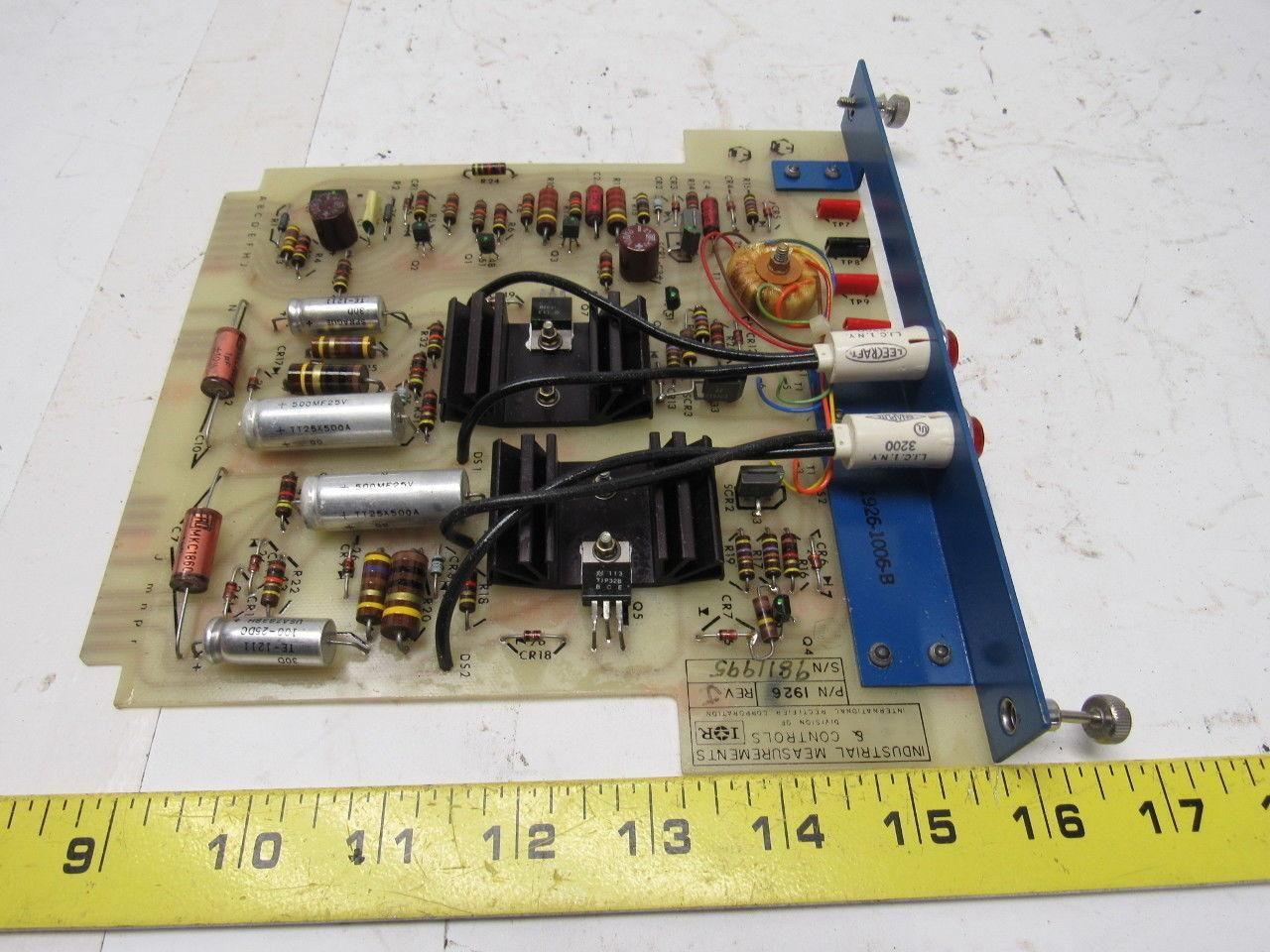 Indust. Measurements & Controls 1926-1004J REV. J Firing PC Board Card 50/60 Hz.