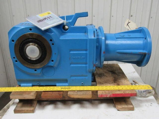Siemens KAD128-KTC-284 Gear Speed Reducer 30.61:1 Ratio Hollow Shaft 57.7 RPM