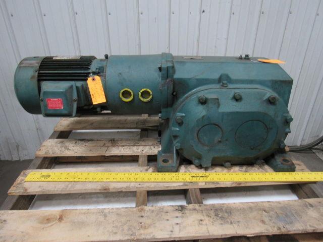 MASTER REEVES RELIANCE 10238271-RE 5HP Gearmotor 1710 RPM 230/460V 83:1