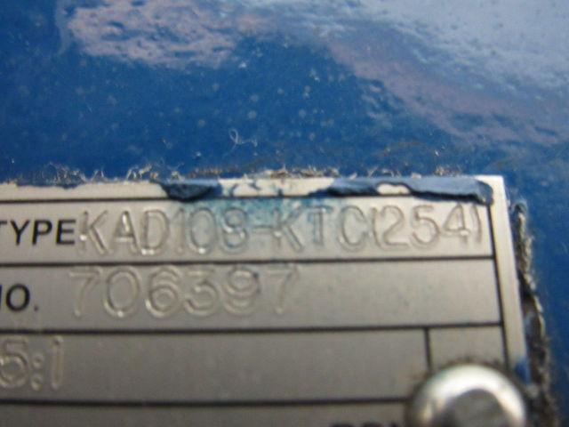 Siemens KAD108-KTC-(254) Gear Reducer 31.25:1 Ratio Hollow Shaft 56.3 RPM Out