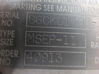 Philadelphia Mixing Solutions MSEP-11 20HP Gear Reducer 6.18:1 Ratio 280 RPM Out