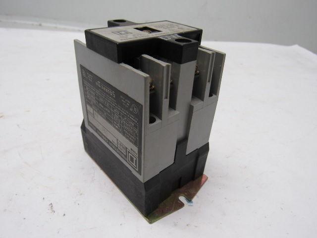 Square D 8501 Type XO-40 Series A Open Type AC Control Relay 120V 60Hz Coil
