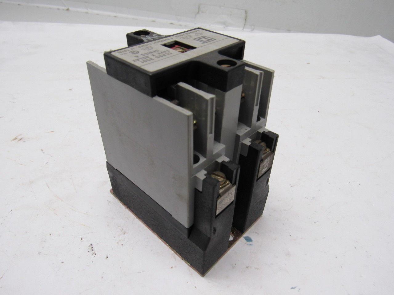 Square D 8501 Type XO-40 Series A Open Type AC Control Relay 120V 60Hz Coil